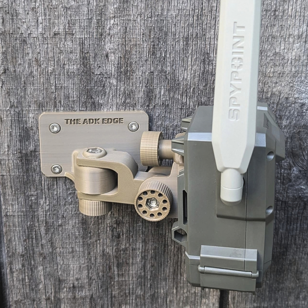 The ADK Edge APEX 360° Rotating Wall Trail Camera Mount for SPYPOINT FLEX-M2