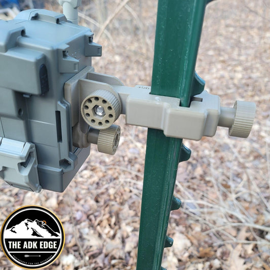 The ADK Edge T-Post Trail Camera Mount for SPYPOINT Flex / Dark / S-DARK / M / G36 / S