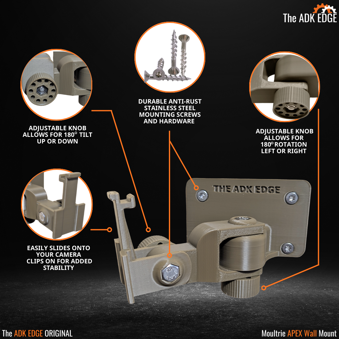 The ADK Edge Rotating Moultrie Wall Mount - The ADK APEX Wall Mount