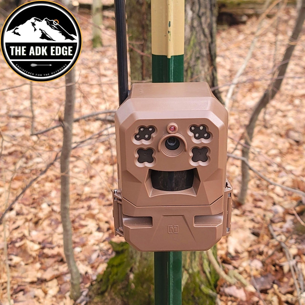 The ADK Edge T-Post Trail Camera Mount for Moultrie Edge