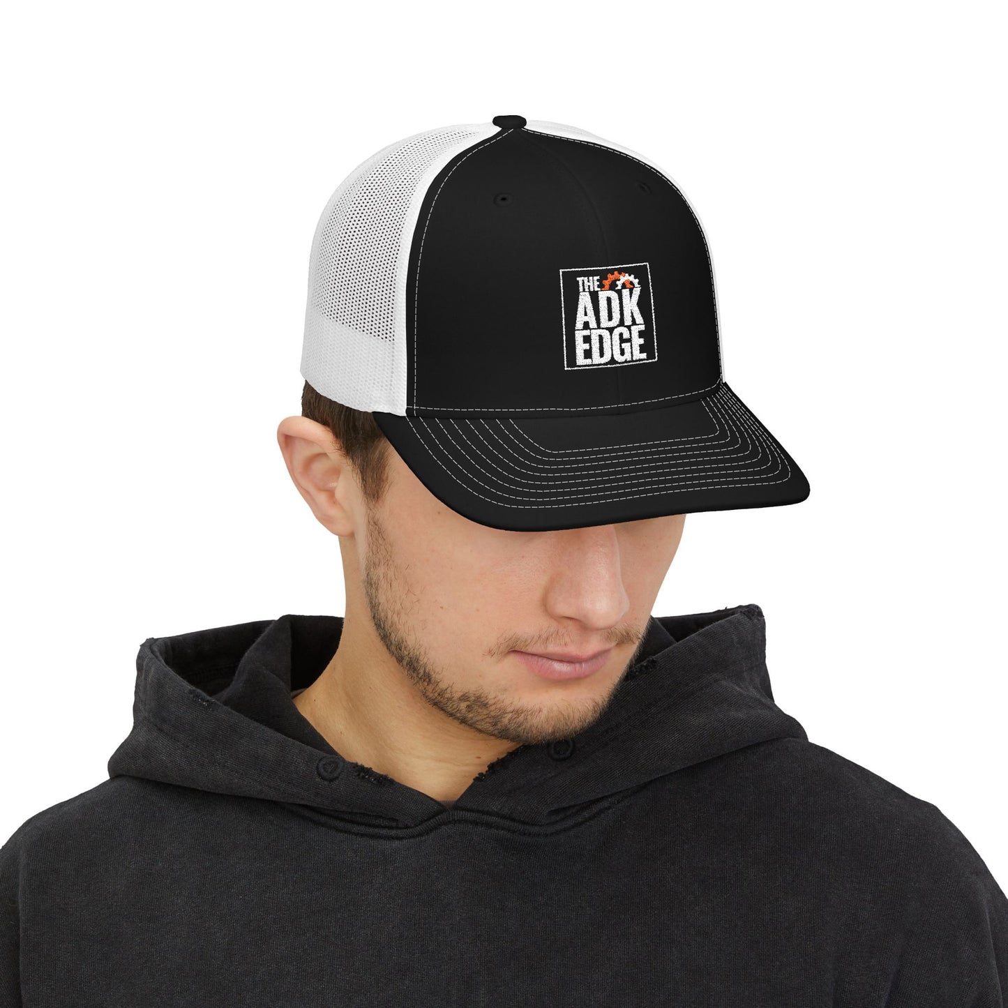 The ADK EDGE Logo Snapback Cap | Trucker Mesh Hat