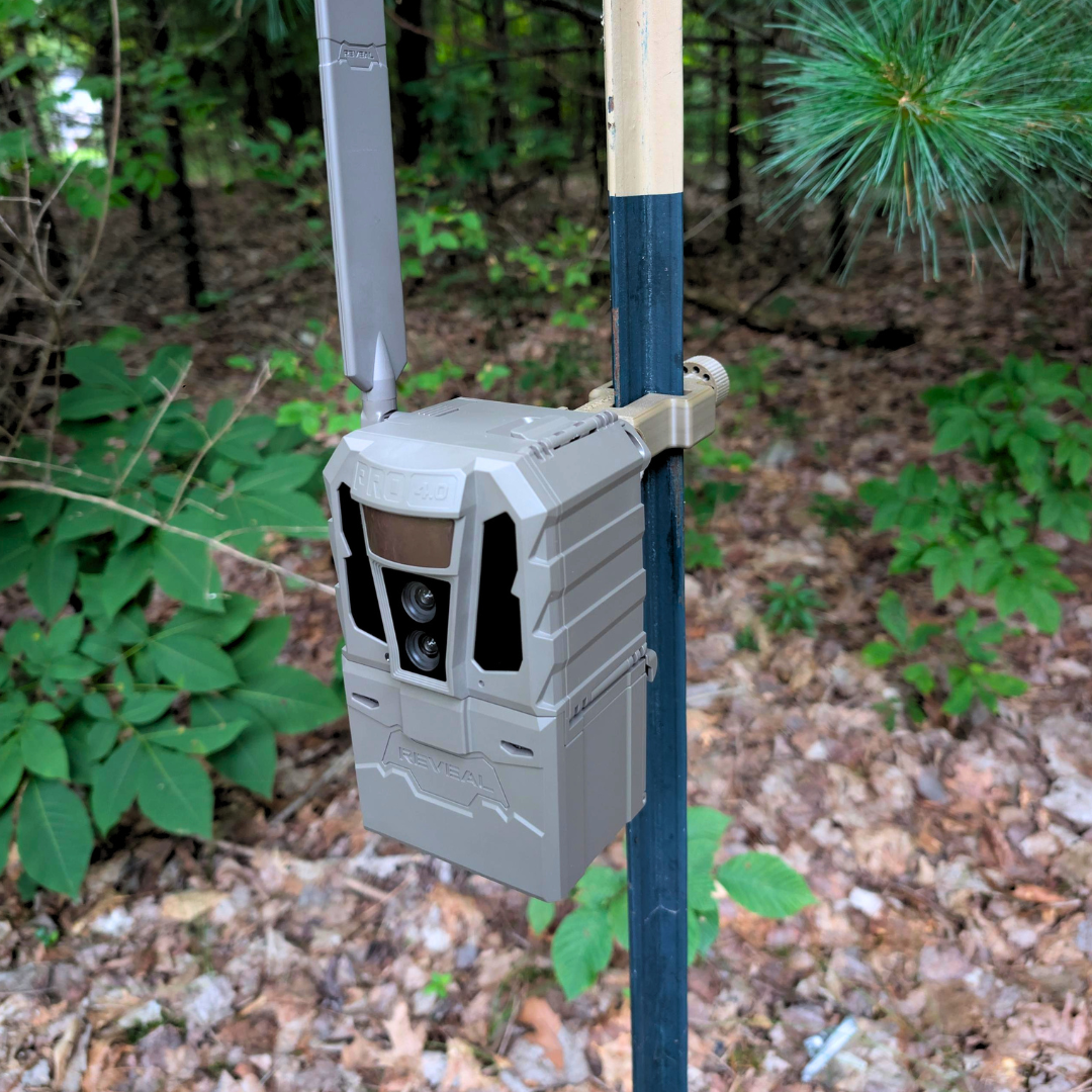 The ADK Edge T-Post Trail Camera Mount for Tactacam REVEAL X 4.0 | Pro 4.0