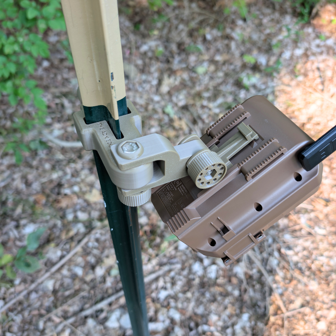The ADK Edge 360 Rotating Moultrie Edge T-Post Mount - The ADK APEX Mount