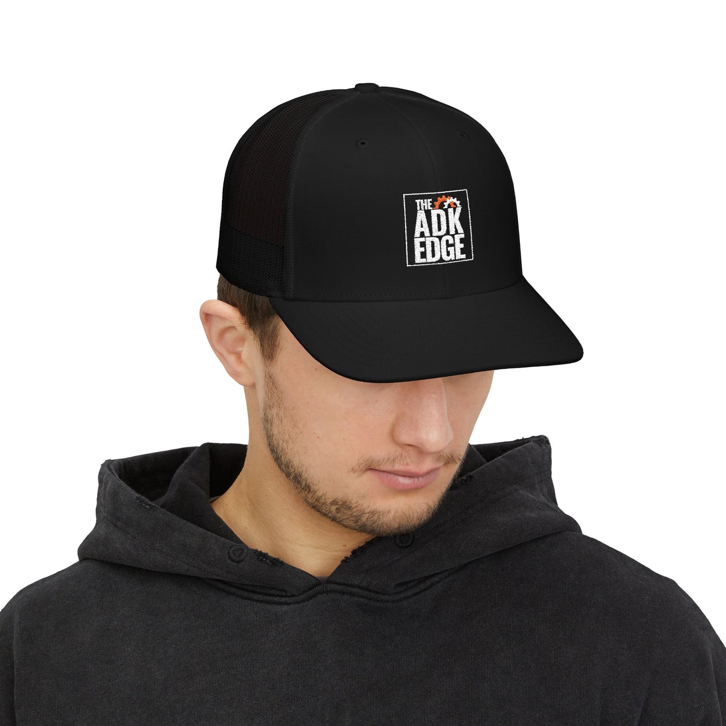 The ADK EDGE Logo Snapback Cap | Trucker Mesh Hat