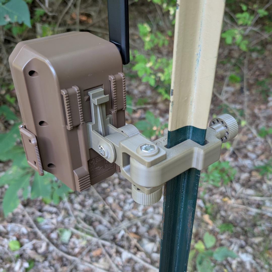 The ADK Edge 360 Rotating Moultrie Edge T-Post Mount - The ADK APEX Mount