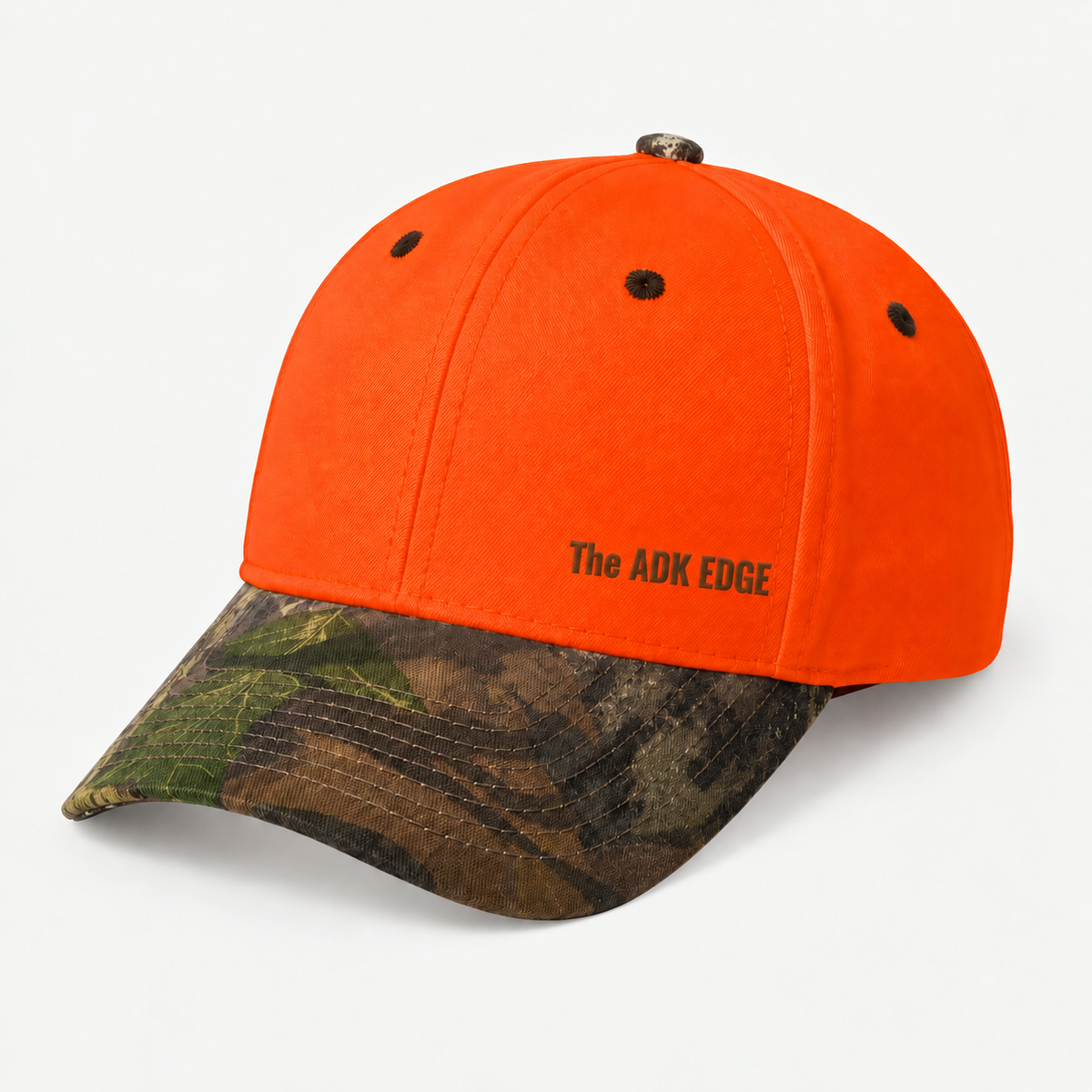 The ADK EDGE Blaze Orange Camo Hat