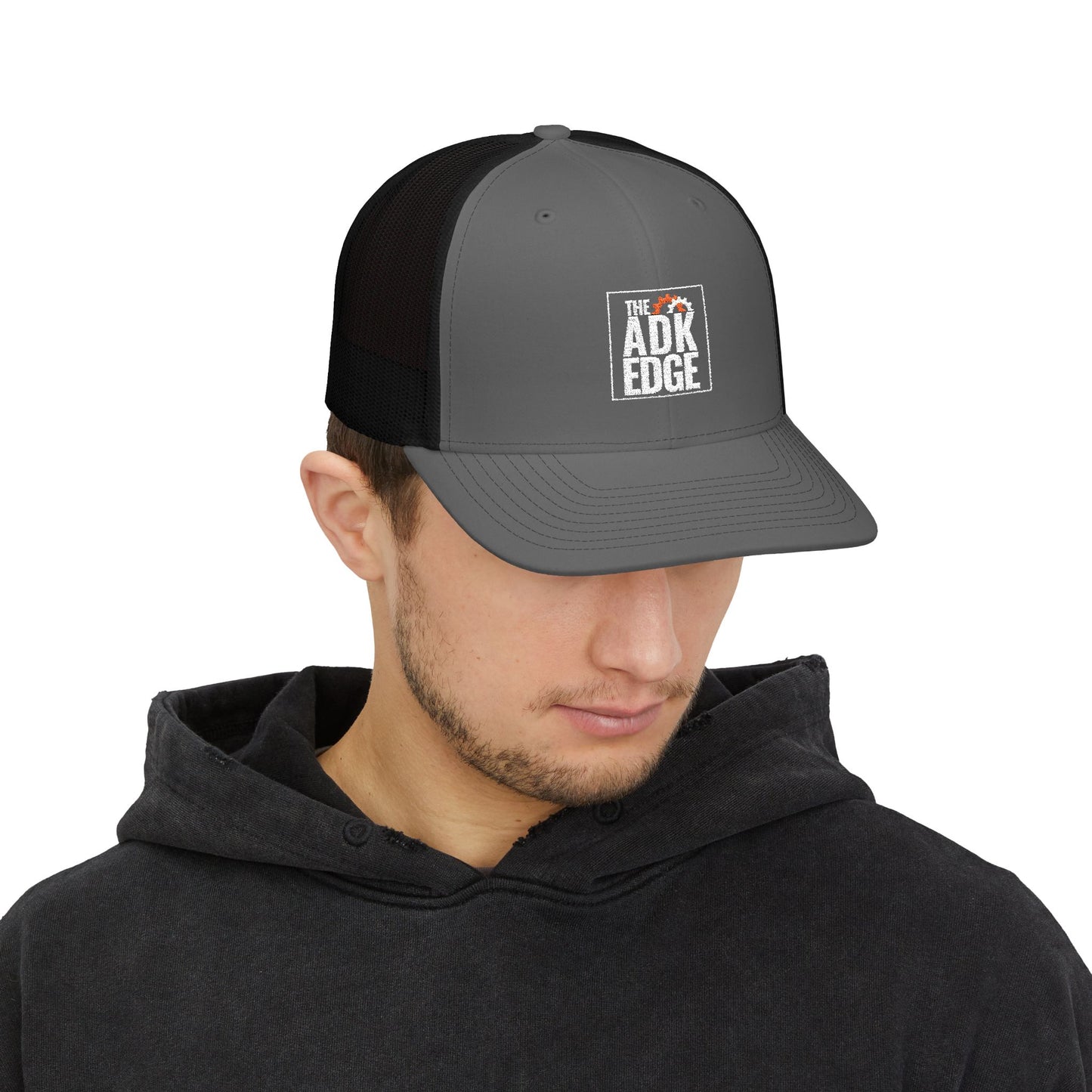 The ADK EDGE Logo Snapback Cap | Trucker Mesh Hat