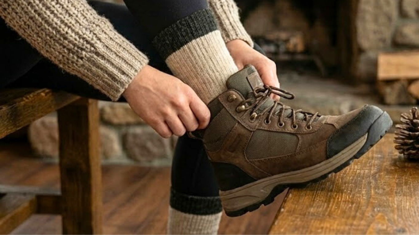 The ADK Edge Superior Tri-Blend Thermal Alpaca Wool Socks| Unisex Size L/XL