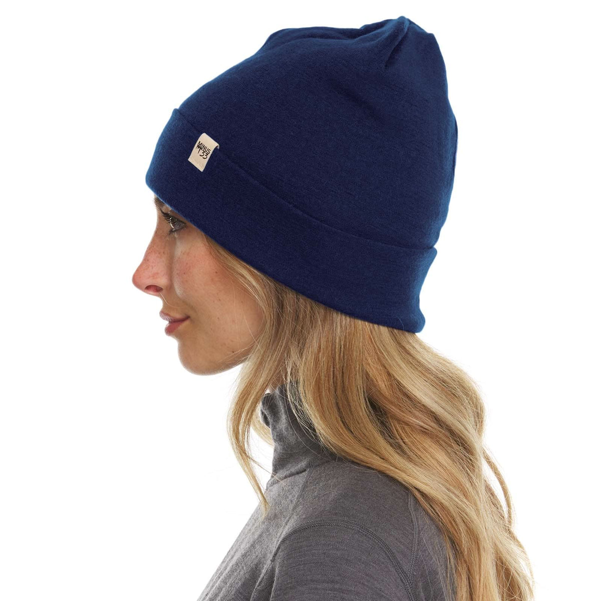 Lightweight Wool Cuff Beanie - 100% Merino Wool
