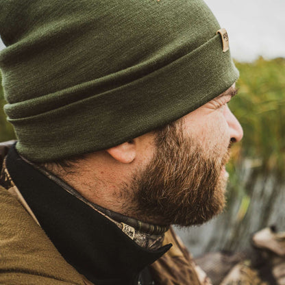 Lightweight Wool Cuff Beanie - 100% Merino Wool