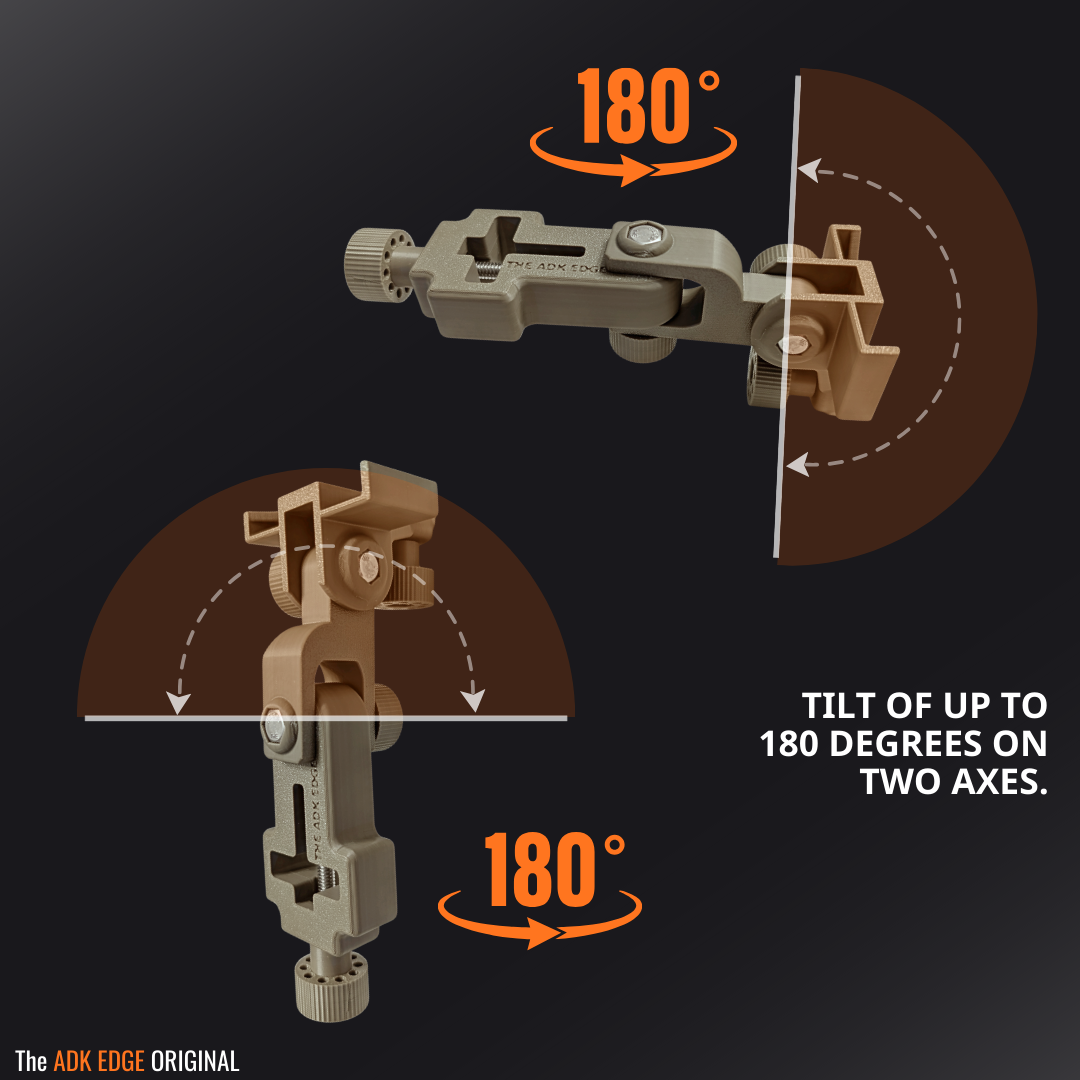 The ADK Edge 360 Rotating Tactacam T-Post Mount - The ADK APEX Mount