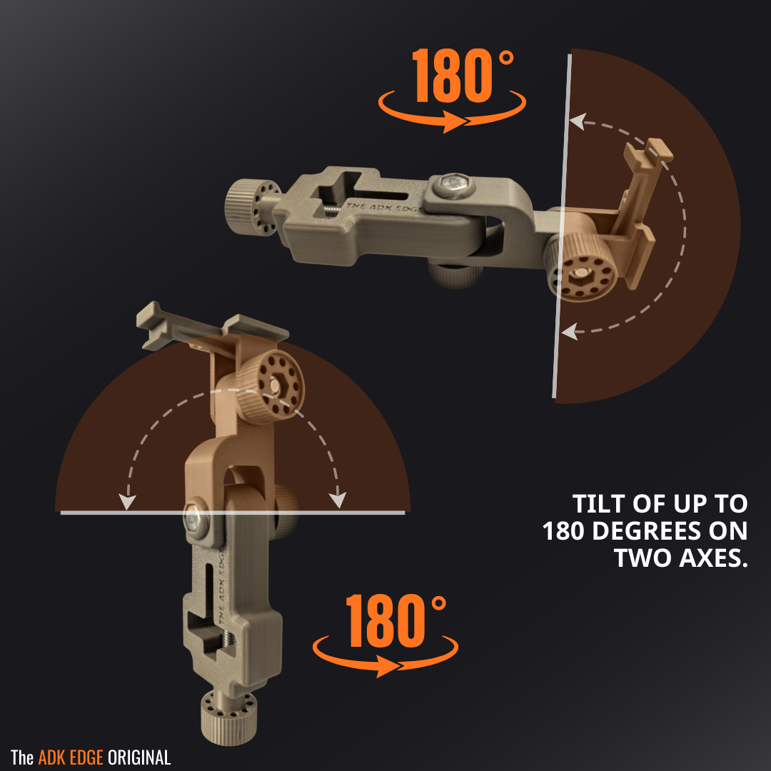 The ADK Edge 360 Rotating Moultrie Edge T-Post Mount - The ADK APEX Mount
