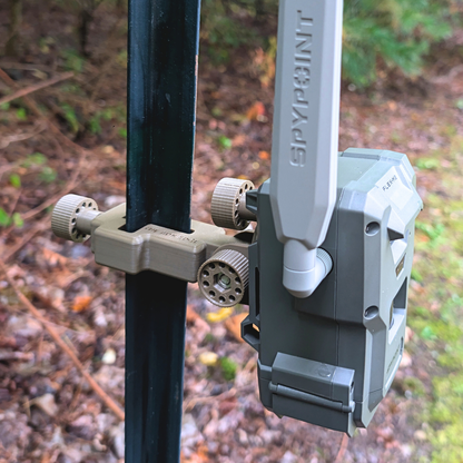 The ADK Edge T-Post Trail Camera Mount for SPYPOINT FLEX-M2