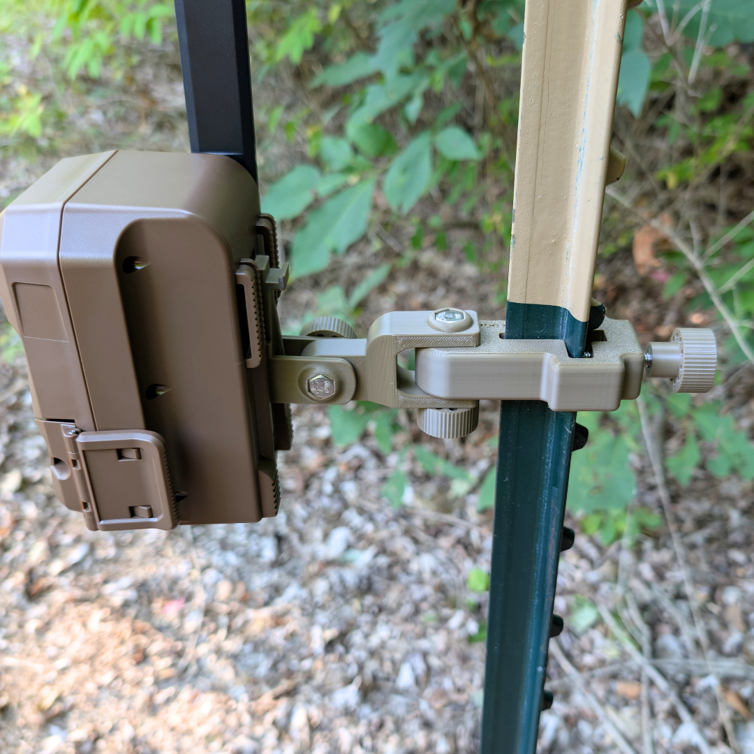 The ADK Edge 360 Rotating Moultrie Edge T-Post Mount - The ADK APEX Mount