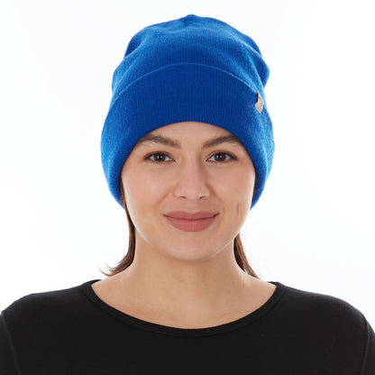 Midweight Merino Wool Knit Cuff Beanie | 100% Merino Wool