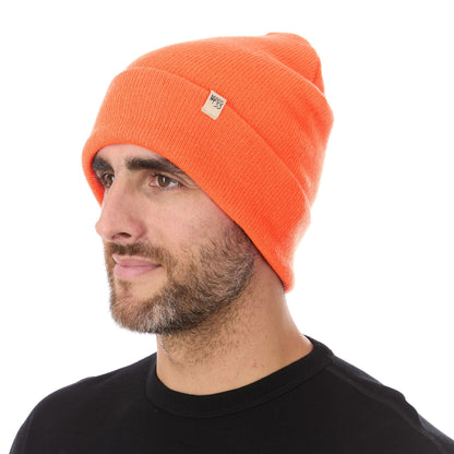 Midweight Merino Wool Knit Cuff Beanie | 100% Merino Wool