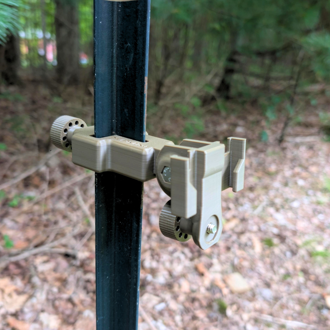 The ADK Edge T-Post Trail Camera Mount for Tactacam REVEAL X 4.0 | Pro 4.0
