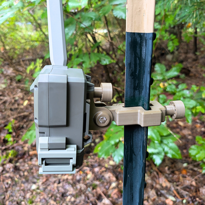 The ADK Edge T-Post Trail Camera Mount for SPYPOINT FLEX-M2