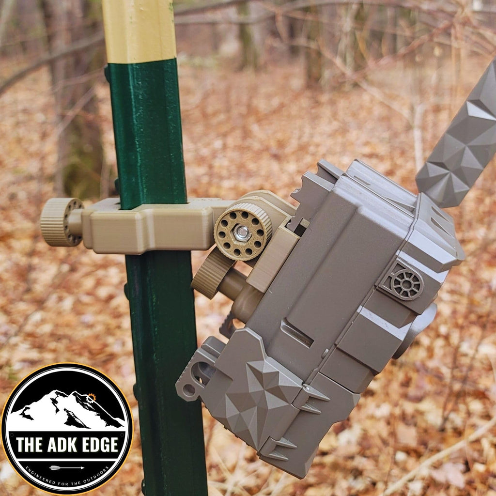 The ADK Edge T-Post Trail Camera Mount for Tactacam Reveal 2.0 and 3.0