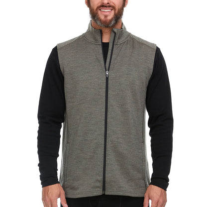 Heavyweight Men's Wool Vest - 100% Merino Wool
