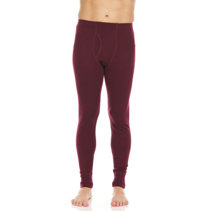 Midweight Men's Wool Bottom Thermal Base Layer -  100% Merino Wool