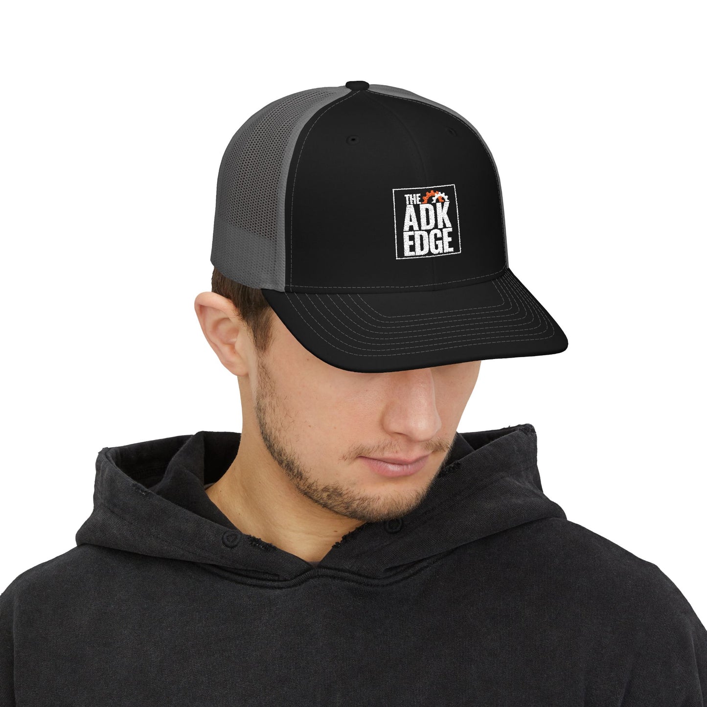 The ADK EDGE Logo Snapback Cap | Trucker Mesh Hat