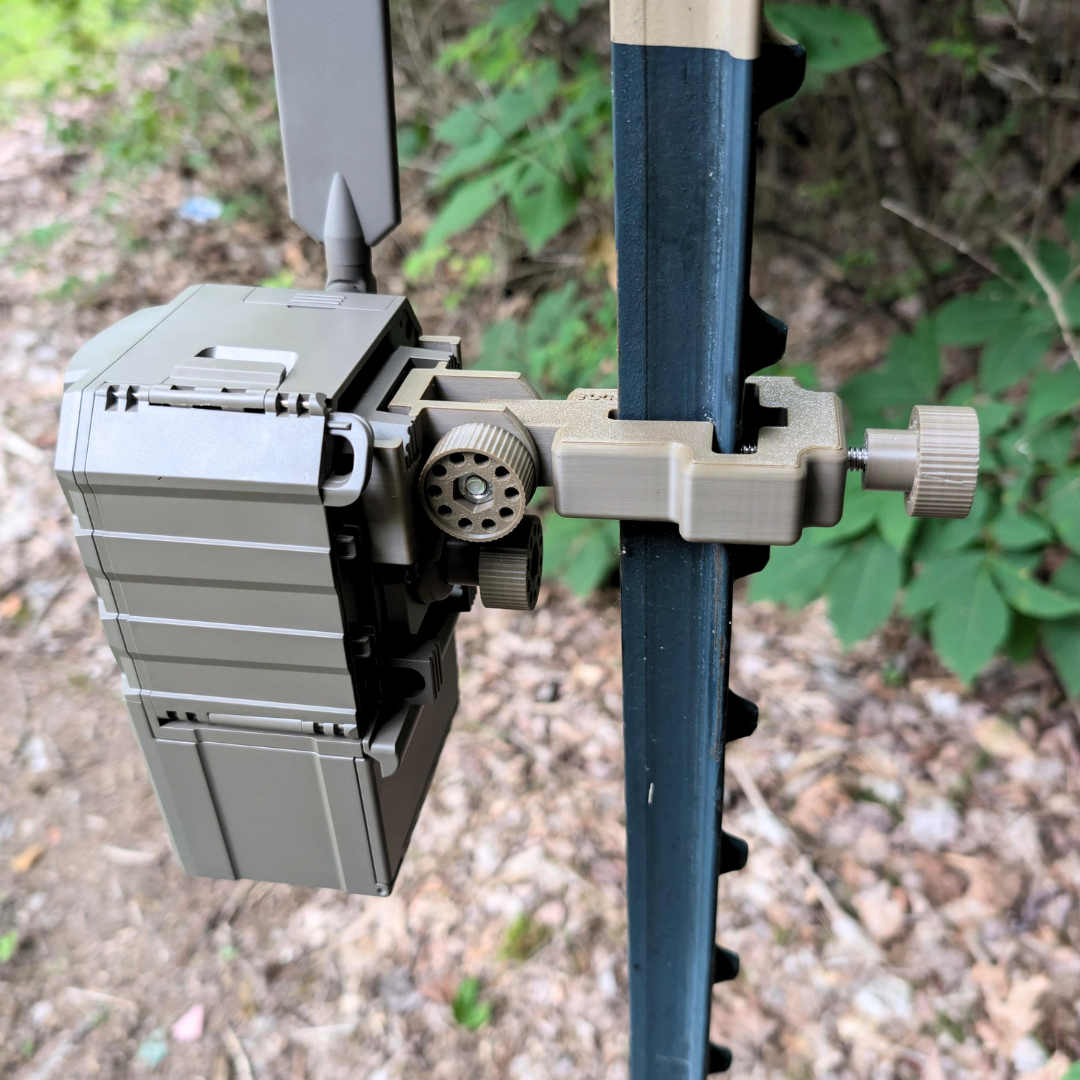 The ADK Edge T-Post Trail Camera Mount for Tactacam REVEAL X 4.0 | Pro 4.0