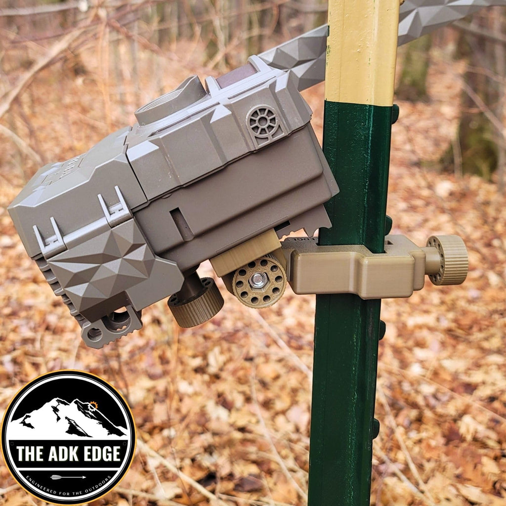 The ADK Edge T-Post Trail Camera Mount for Tactacam Reveal 2.0 and 3.0