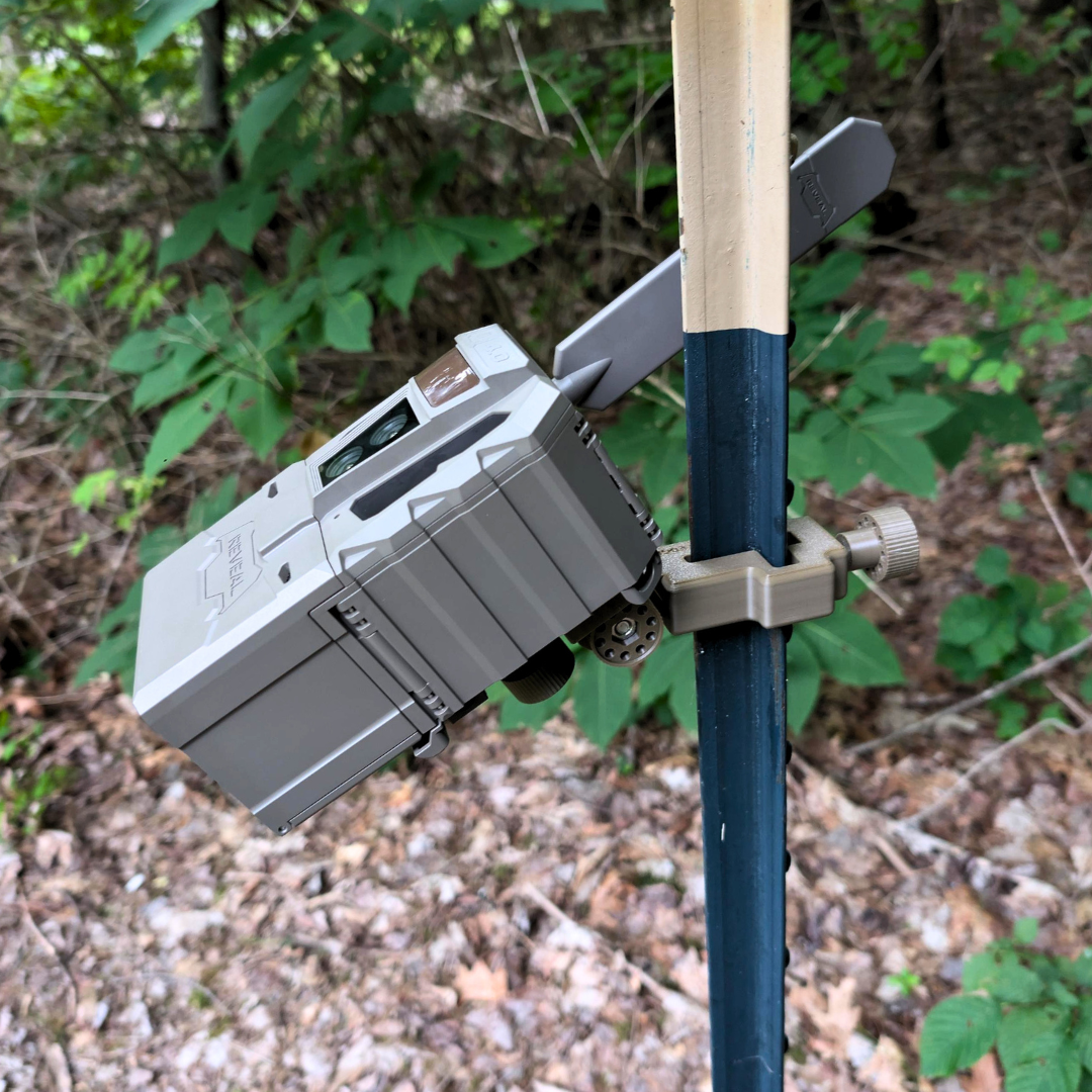 The ADK Edge T-Post Trail Camera Mount for Tactacam REVEAL X 4.0 | Pro 4.0