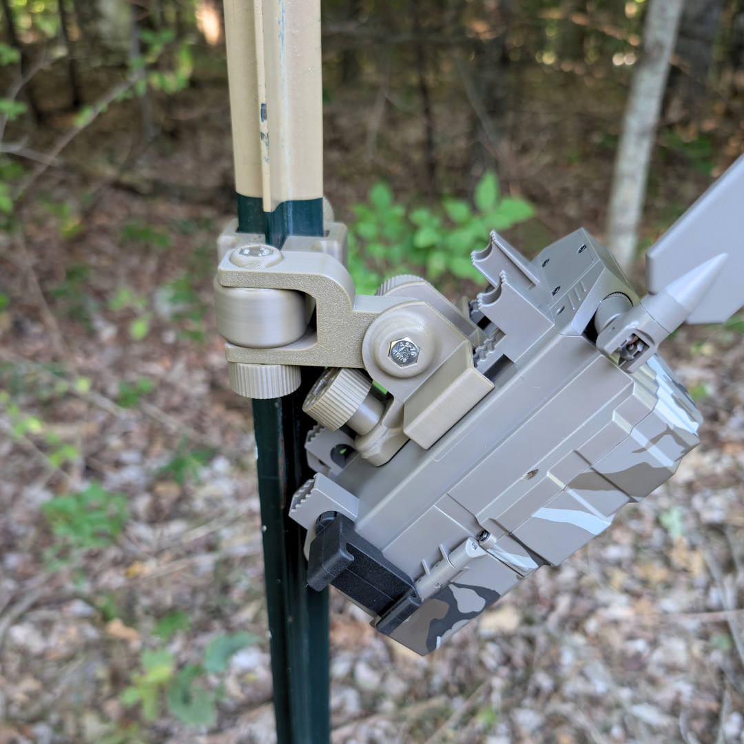 The ADK Edge 360 Rotating Tactacam T-Post Mount - The ADK APEX Mount