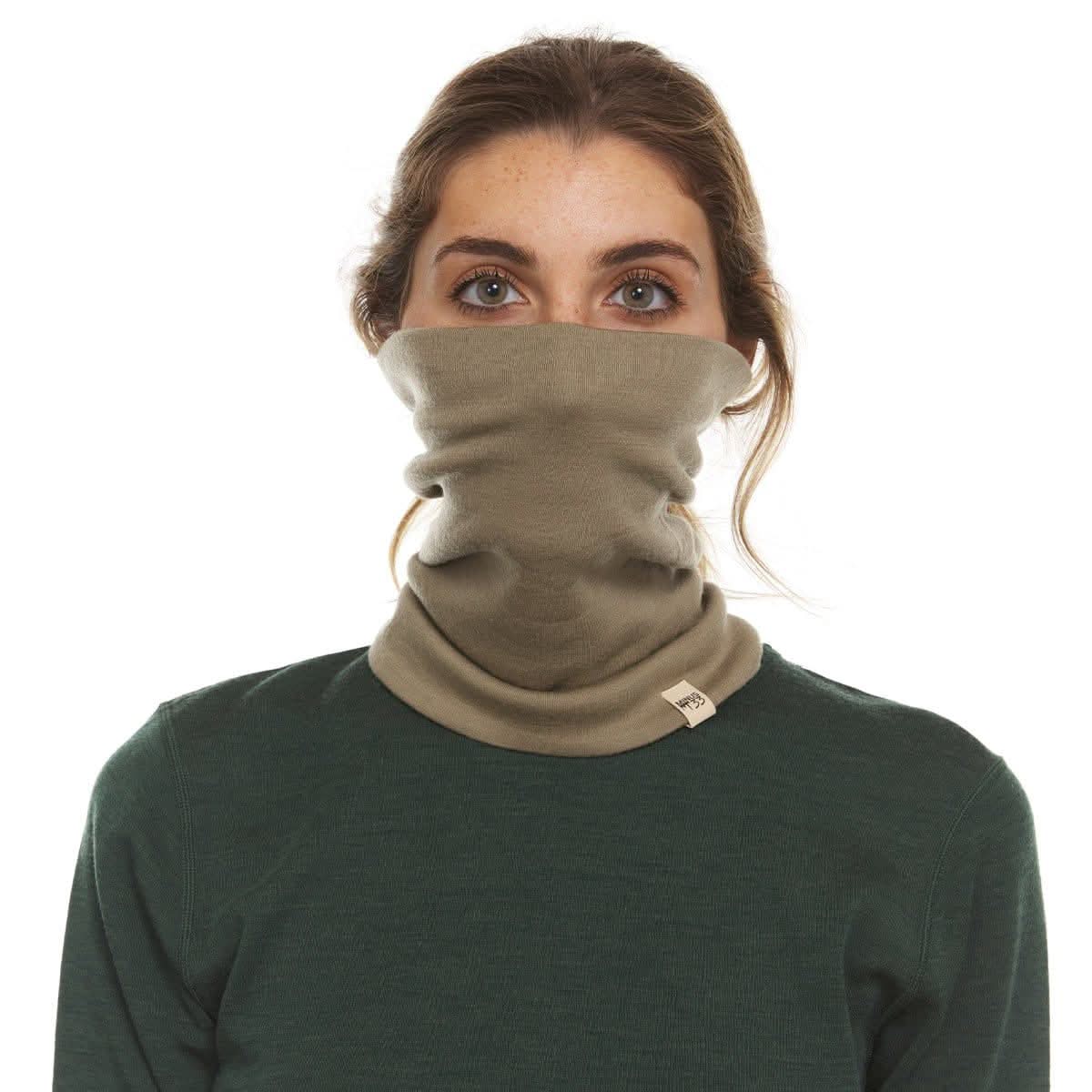 Midweight Wool Neck Gaiter - 100% Merino Wool