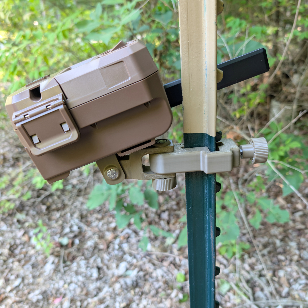The ADK Edge 360 Rotating Moultrie Edge T-Post Mount - The ADK APEX Mount