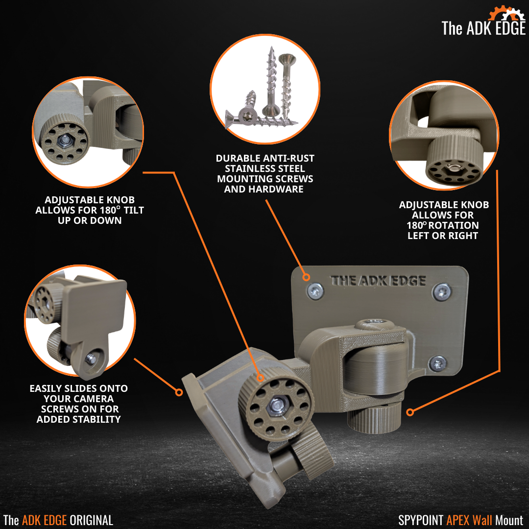 The ADK Edge Rotating SPYPOINT Wall Mount - The ADK APEX Wall Mount
