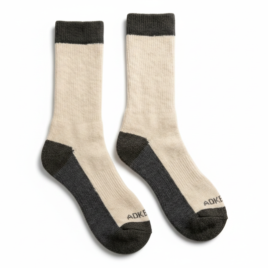 Alpaca Wool Socks – White Background