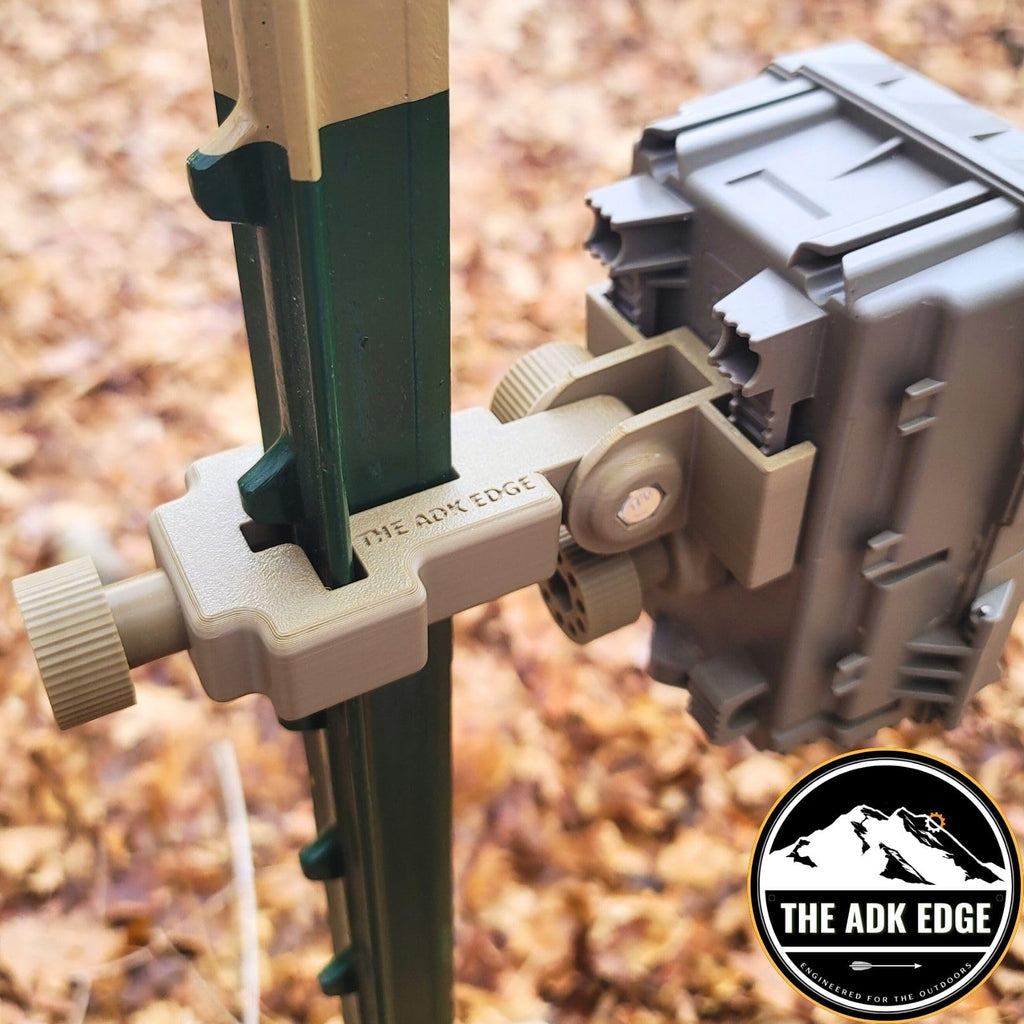 The ADK Edge T-Post Trail Camera Mount for Tactacam Reveal 2.0 and 3.0
