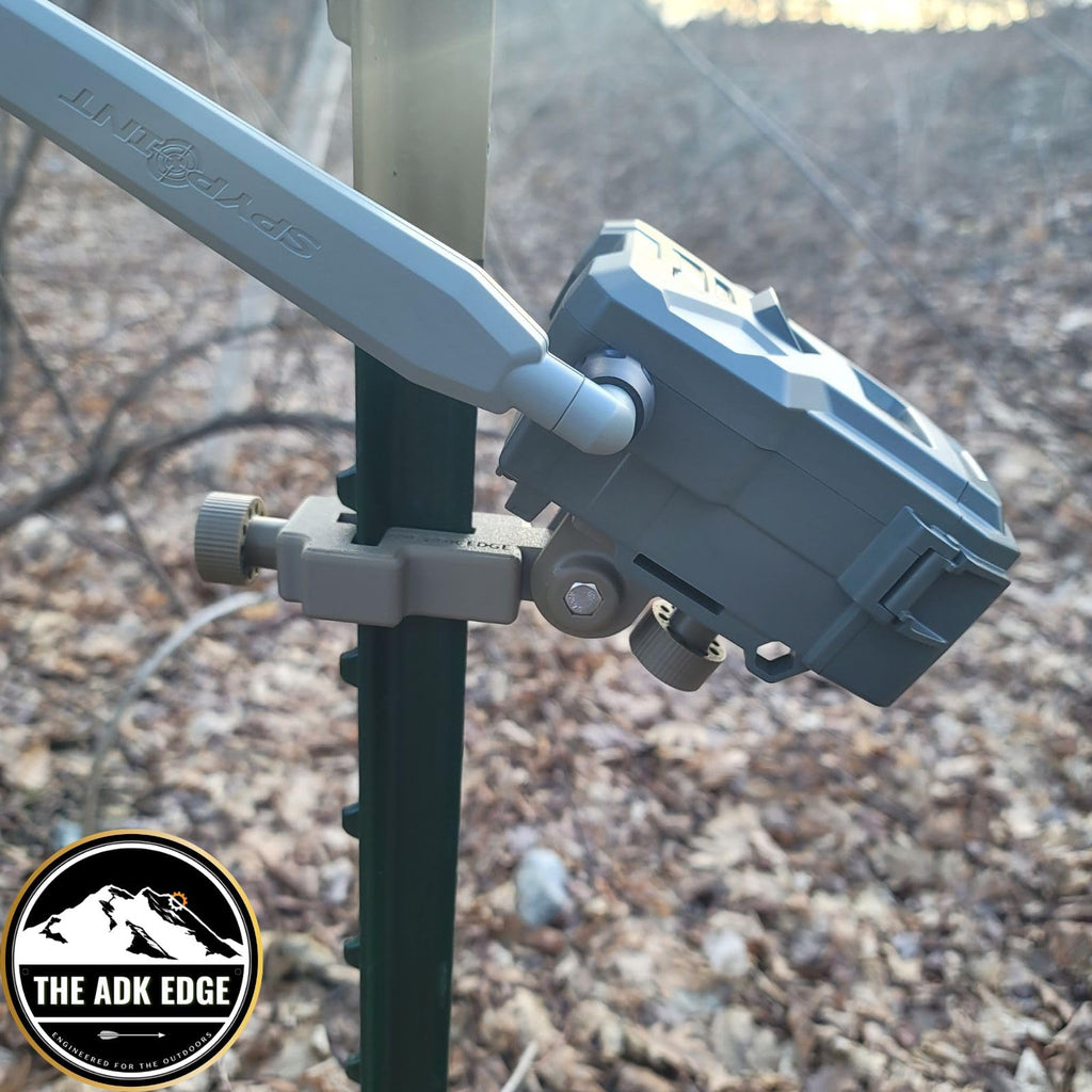 The ADK Edge T-Post Trail Camera Mount for SPYPOINT Flex/ SPYPOINT Flex M/ SPYPOINT Flex G36